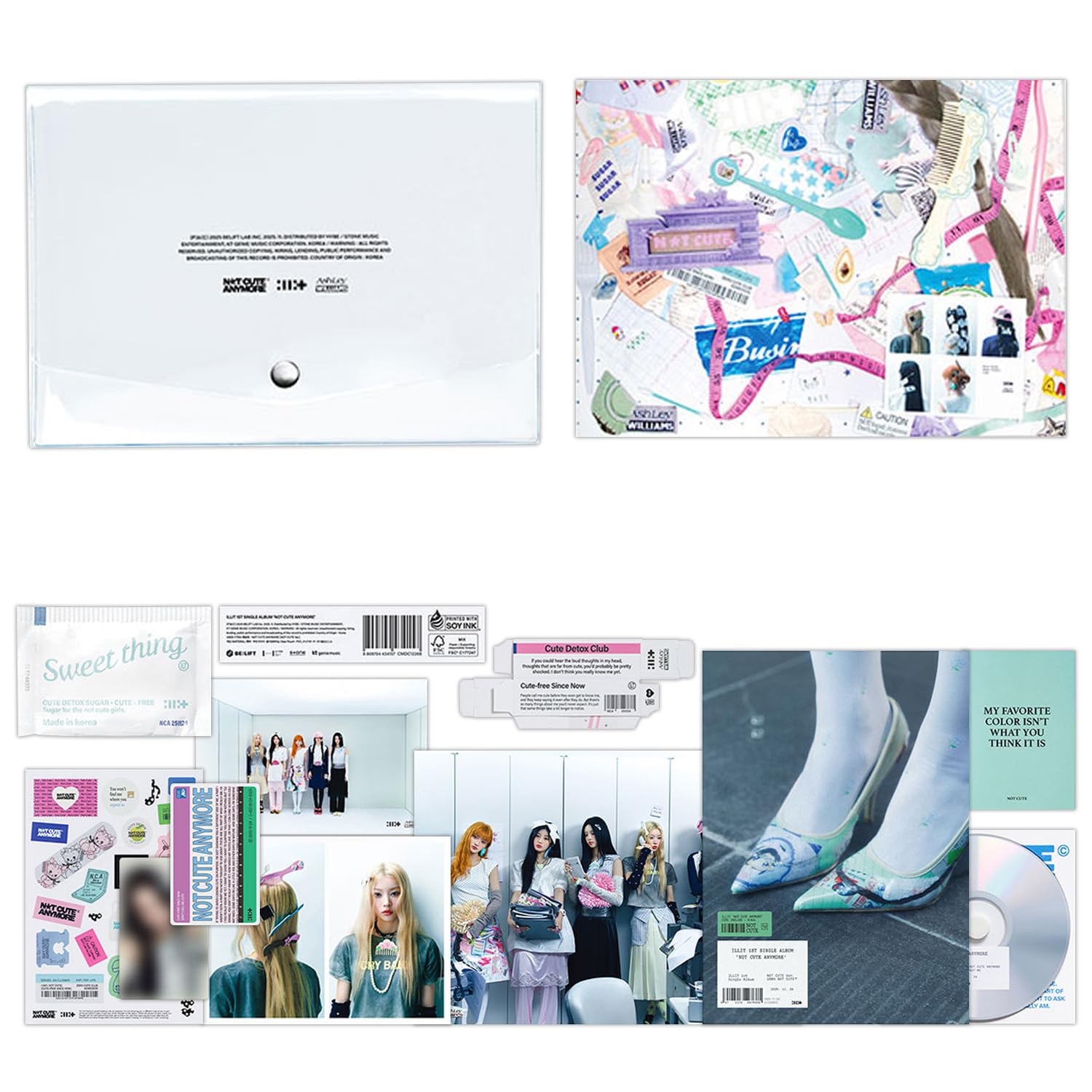 Amazon.com: NOT CUTE ANYMORE Not Cute ver. 3 Extra Photocards